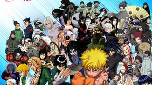 Naruto Shippuden karakterleri, Kakashi, Sakura, Sasuke, Gaara, Itachi, Hinata, Tsunade, Jiraiya.