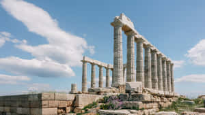 Poseidon'un Antik Tapınağı — Masaüstü Estetiği Duvar Kağıdı