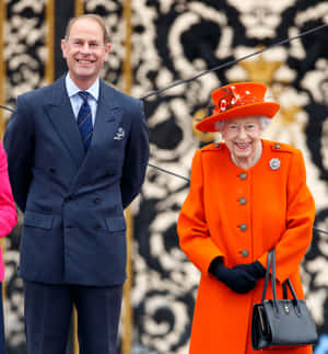Prens Edward ve Kraliçe II. Elizabeth — Honor Magic V6 Duvar Kağıdı