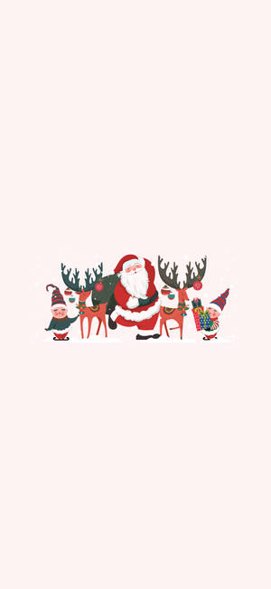 Prep Sörfü Noel — Preppy Noel Duvar Kağıdı