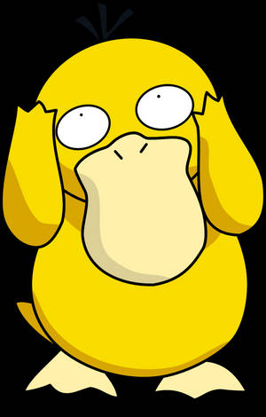 İmza Sarı Psyduck Post duvar kağıdı. — Galaxy Tab S9 Ultra Duvar Kağıdı