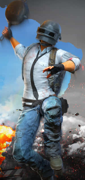 PUBG Conqueror Tava — Galaxy A55 Duvar Kağıdı