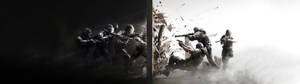 Çift ekran tom clancy rainbow six siege duvar kağıdı. — 32:9 Duvar Kağıdı