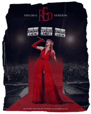 Red Taylor's Version — Taylor Swift Duvar Kağıdı