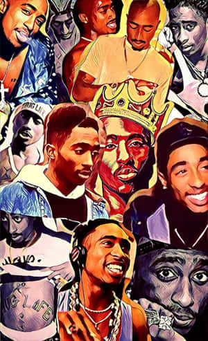 Tupac Iphone — Huawei MatePad Mini Duvar Kağıdı
