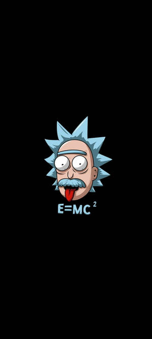 Rick And Morty Cool Einstein Posteri — Pixel 11 Duvar Kağıdı