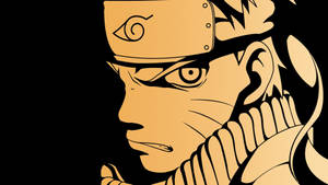 Vintage Çizimde Naruto Uzumaki