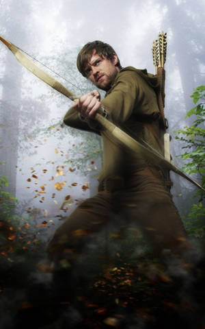 Robin Hood yay ile poz veriyor duvar kağıdı — Galaxy Tab Duvar Kağıdı