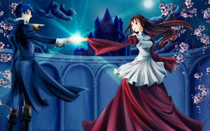 Romeo ve Juliet anime dansı duvar kağıdı
