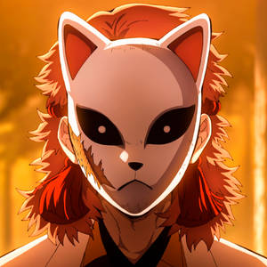 Sabito Maskeli Demon Slayer PFP — Rui Demon Slayer Duvar Kağıdı