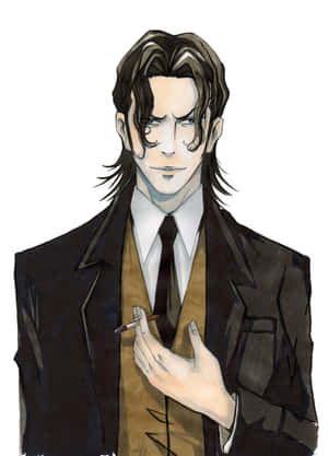 Sakuya Togane, Psycho-Pass'tan Esrarengiz Karakter, Ciddi Bir Poz Veriyor. — Kindle Duvar Kağıdı