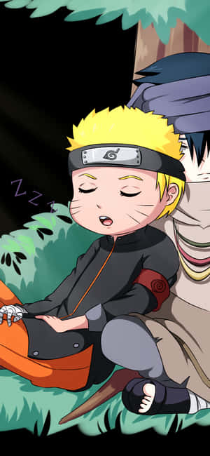 Sevimli Sasuke — iPhone 18 Pro Max Duvar Kağıdı