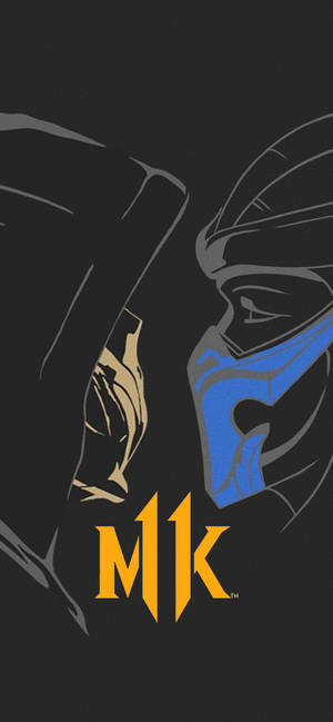Scorpion Versus SubZero MK11 duvar kağıdı — iPhone 15 Duvar Kağıdı