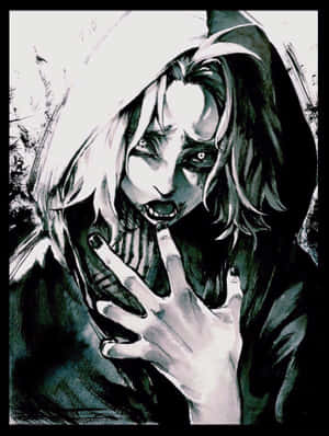 "Seidou Takizawa - Aksiyon Pozunda Tokyo Ghoul Karakteri" — iPad Pro 12.9 Duvar Kağıdı