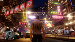 Sleeping Dogs arka planı — Uyuyan köpekler Duvar Kağıdı