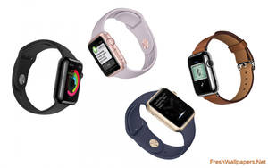 Farklı renk seçenekli Apple Watch duvar kağıdı