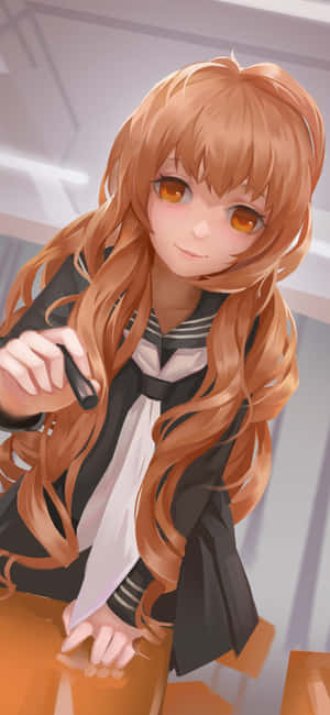 Taiga Aisaka — Sevimli anime kızı Duvar Kağıdı