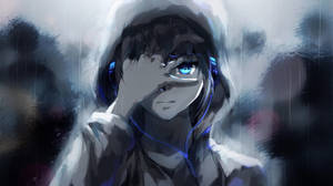 Sevimli Anime PFP Yağmur Sanatı duvar kağıdı — Sevimli anime profil fotoğrafı Duvar Kağıdı