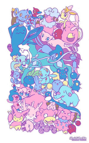 Sevimli Clefairy - Yüksek Çözünürlüklü Sanatta Bebek Pokemon — Pokemon Telefon Duvar Kağıdı