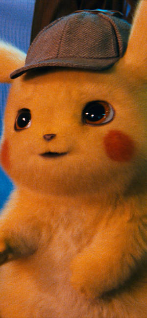 Sevimli Dedektif Pikachu Gerçekçi Fotoğraf duvar kağıdı — iPhone 12 Pro Duvar Kağıdı