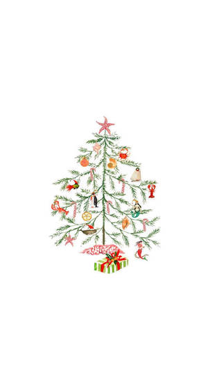Sevimli Estetik Noel Baskıları — Sevimli estetik noel Duvar Kağıdı