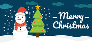 Sevimli Noel Arka Planı — Noel Ağacı Duvar Kağıdı