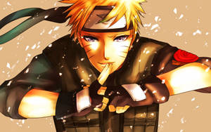 Sevimli Naruto Ninja Duruşu — Naruto karakterleri Duvar Kağıdı