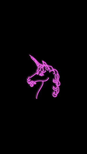Sevimli Neon Pembe — Neon Duvar Kağıdı
