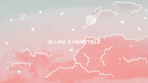 Sevimli Pembe Kawaii Arka Plan