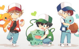 Sevimli Todoroki Pokemon Eğitmeni Olarak duvar kağıdı