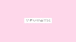 Sevimli ve Tatlı Pembe Kawaii Arka Plan — Pembe Kawaii Duvar Kağıdı