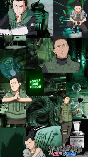 Shikamaru Estetik — Naruto iPhone GIF Duvar Kağıdı
