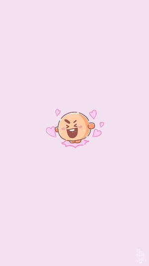 Shooky BT21 minimalist poster duvar kağıdı — 1440x2560 Duvar Kağıdı