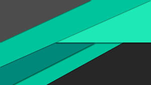 Simple green lines design on grey wallpaper