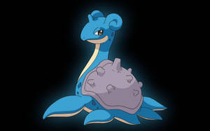 Siyah Arka Planlı Lapras — Anime masaüstü Duvar Kağıdı