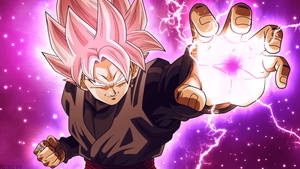 Siyah Goku Pembe Yıldırım Efekti