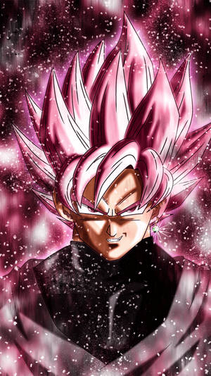 Siyah Goku Pembe Sim Efektiyle