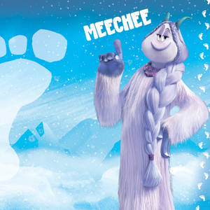 Smallfoot Dişi Yeti, Meechee duvar kağıdı — Huawei nova Flip S Duvar Kağıdı