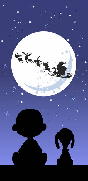 Snoopy Charlie Noel Noel Baba Duvar Kağıdı