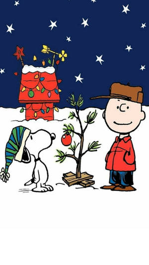 Snoopy Noel Akşamı Duvar Kağıdı