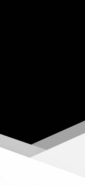 Soyut Katmanlı Minimalist Siyah Telefon