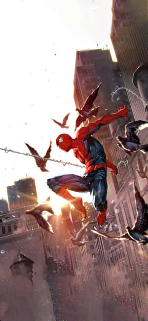Spiderman Arka Planı — Realme C85 Duvar Kağıdı