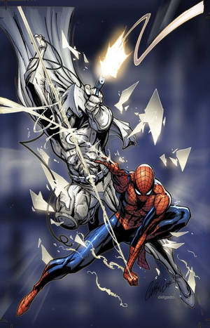 Spiderman X Moon Knight Telefon duvar kağıdı. — RedMagic Astra 2 Duvar Kağıdı