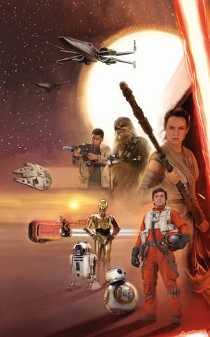 Star Wars Karakterleri Tablet — Lenovo Legion Y700 (5. Nesil) Duvar Kağıdı