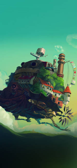 Studio Ghibli iPhone — Galaksi A07s Duvar Kağıdı