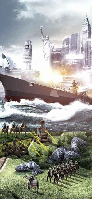 iPhone Xs Max Civilization V Arka Planı — iPhone 15 Pro Max Duvar Kağıdı