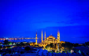 Sultan Ahmet Camii İstanbul Mavi Akşam
