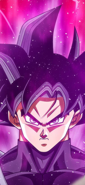 Super Sayan Goku Black iPhone Sanatı — Galaxy S25 FE Duvar Kağıdı