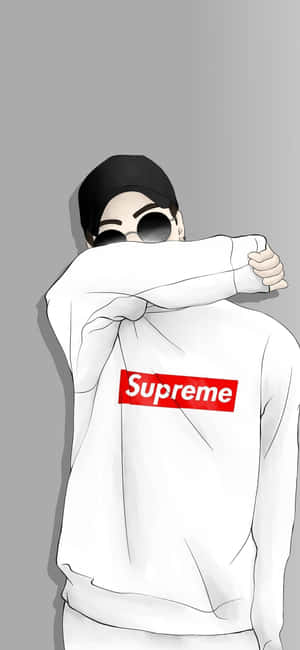 Supreme Giyen Anime Karakterleri — Xiaomi 17 Max Duvar Kağıdı