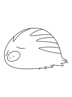 Swinub Boyama Sayfası — Pokemon Telefon Duvar Kağıdı
